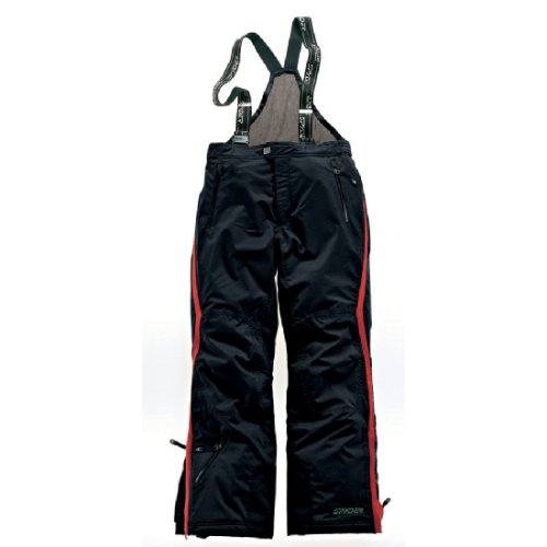Spyder Skihose Männer, schwarz/rot