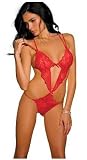 Rene Rofe 301178 Lace Teddy