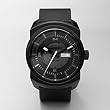 Diesel #DZ1262 Men's Black IP Black Leather Strap Day/Date Watch
