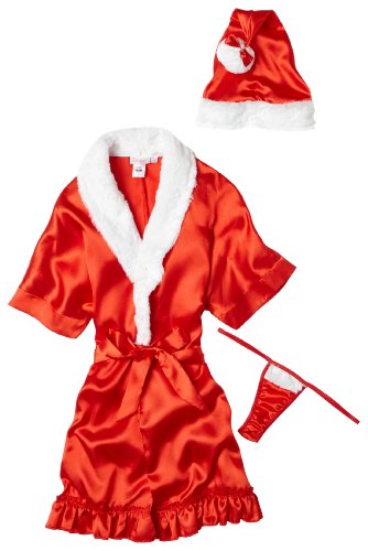 Dreamgirl Women's Baby it's Cold Outside (Santa Robe And Hat) - 6141