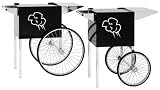 Contempo Theater 4-oz. Popcorn Cart - Black/Chrome