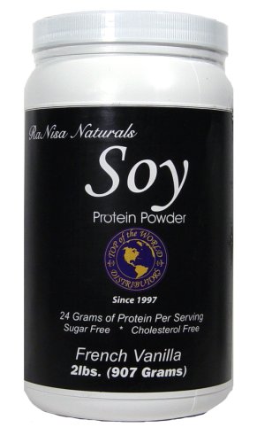 RaNisa Naturals Soy Protein Powder, French Vanilla, 2lbs by RaNisa Naturals