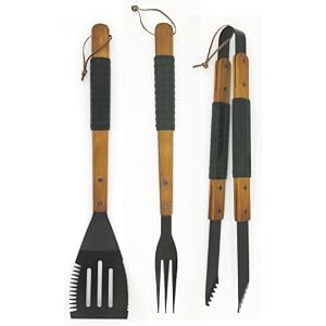 MR. BAR-B-Q 3 Pc Sure Grip Tool Set by Mr. Bar-B-Q