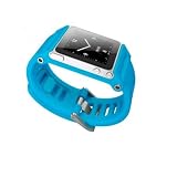 LunaTik TikTok Watch Wrist Strap for iPod Nano 6G - Cyan