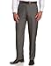 Haggar Men's Cool 18 Hidden Expandable Waist Plain Front Pant,Graphite,36x32