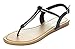Top Moda Yt-47 Womens Flat Thong Buckle Sling Back Sandals