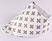 BayBee Bandana Drool Bib, Organic Cotton w/ Snaps, Unisex, Single Cute Baby Gift