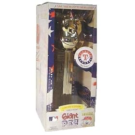 Giant Gold Limited Edition Musical Charlie Brown Texas Rangers Pez Candy Dispenser by Brand New Products from Pez Dispensers
