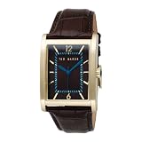 Ted Baker Men's TE1008 Sui-Ted 3-Hand Analog Leather Strap Watch