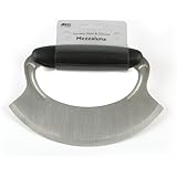 Amco Stainless Steel with Silicone Handle Mezzaluna