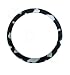 Ergonomic Contour Grove Grip Steering Wheel Cover - Safari Animal Cow Print