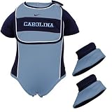 North Carolina Tar Heels Nike Baby Onesie, Bib, and Booties