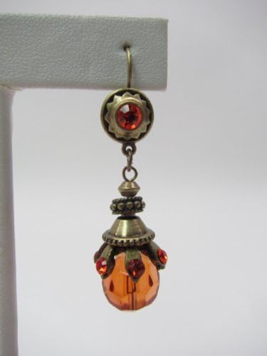 Holiday Specials- Mango Antique Lantern Shaped Drop Earring