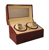 Heiden Design Automatic Quad Watch Winder - Burl Wood