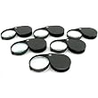 Pocket Magnifier, 6X Power Glass Lens 6pc