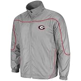 NCAA Men's Georgia Bulldogs Gunner Full Zip Jacket (Charcoal, Large)