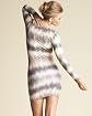 Icicle Stripe Bodycon Dress Product Image
