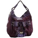 Azura Love Kills Slowly Hobo Bag - Purple