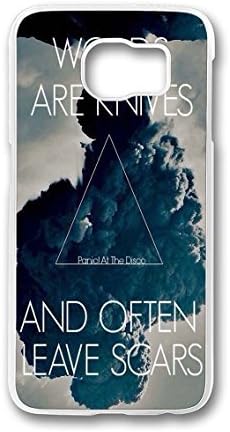 S6 Cases, Galaxy S6 Case, Galaxy S6 [Scratch Resistant] [Shock-Absorbing] Hard PC Clear Protective Cover Bumper Cases for New Samsung Galaxy S6 - Panic At The Disco