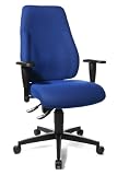 TOPSTAR LT0BK BC6 B&uuml;rodrehstuhl Lady Sitness blau mit h&ouml;henverstellbaren Armlehnen