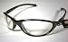Harley-Davidson® Viva® Sunglasses Eyewear. Clear Lenses. Black Frames. H-D® Logo. Flames on Arms.