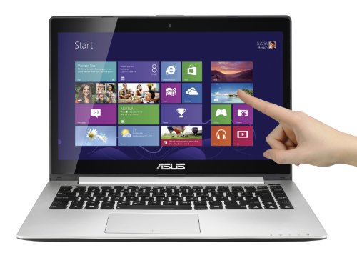 Asus VivoBook S400CA 14-inch Touchscreen Laptop - Silver (Intel Core i7 3517U 3.1GHz, 4GB RAM, 500GB HDD, LAN, WLAN, Webcam, BT, Integrated Graphics, Windows 8) images1