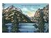Grand Teton National Park, Wyoming, Jenny Lake View of Grand Teton and Saddle Giclee Poster Print, 24x18