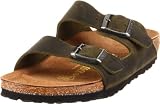 Birkenstock Arizona Leather Sandal, Emerald,36 N EU