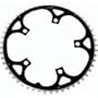 Rocket Alloy Ramped Chainring 130mm 5 Bolt 56T Black/Silver