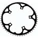 Rocket Alloy Ramped Chainring 130mm 5 Bolt 54T Black/Silver