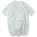 《年間定番》Babbun(バブーン)(日本製) 接結アルファベットアニマルPtコンビドレス 50cm~60cm/OW NO.KK-31-3626