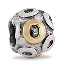 Authentic Pandora Jewelry Silver 14K Yellow Gold Letter 