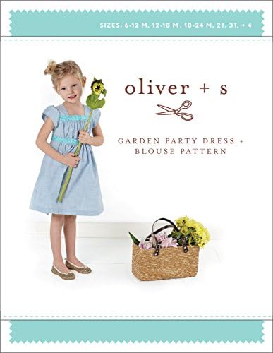Garden Party Dress + Blouse Sewing Pattern (Sizes 6 m-4)