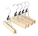 Whitmor 6026-342 Natural Wood Collection Slack Hanger, Set of 5 (Pack of 2)