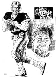 Jim Kelly Buffalo Bills 16 x 20 Lithograph