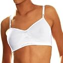 seamless cotton bra white (M)
