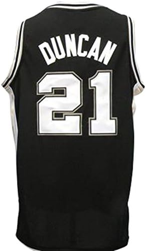 Spurs 21 Tim Duncan Customized black men`s Jersey SIZE M