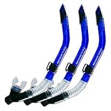 U.S. Divers 3 Pack Ricon Semi-Dry Snorkels