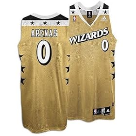 Gilbert Arenas Jersey: adidas Old Gold Swingman #0 Washington Wizards Jersey