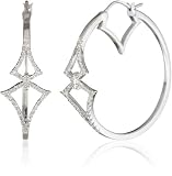 Badgley Mischka Fine Jewelry Signature Diamond Hoop Earrings