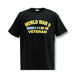 New WW II Veteran 100% Cotton T-Shirt