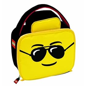 Lego Man Aviator Head Lunch Bag