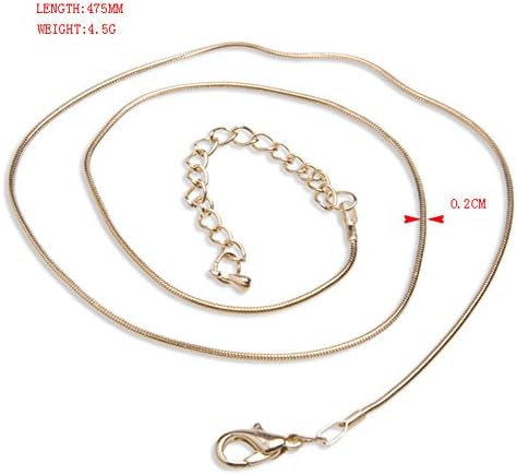 Qz New Fashion Yellow Golden Plated Thin Necklace Woman Without Pendant Ornaments Pack of 3