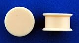 Flesh Color Silicon Plugs - 5/8'', 11mm long - Sold as a Pair