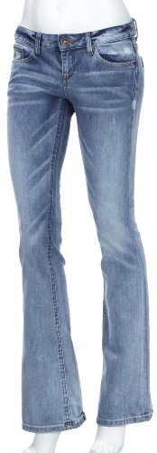 TOM TAILOR Denim 60155910971 Damen Jeanshosen/ Lang, Gr. 32/ 34, Blau (stone wash denim 10 Preisvergleich
