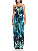 Aftershock Vestido Largo (Azul / Negro)