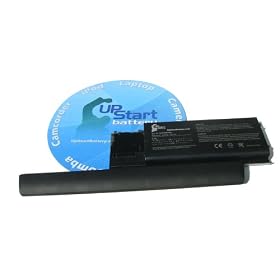UpStart Battery Extended Capacity Replacement Battery for DELL D620, Includes UpStart... by DekCell