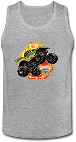 QDAAQ Monster Jam Dragon Red Toddler Men's Vest Tank Top 100% Cotton
