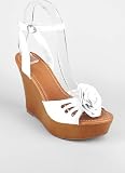 Patent Rosette Front Wedge