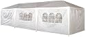 Palm Springs 10- x 30-Foot White Party Tent Gazebo Canopy with Sidewalls